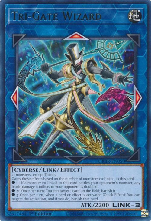 Tri-Gate Wizard - CRBR-EN050 - Rare - 1st Edition